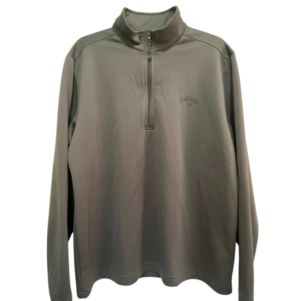 Callaway Men's Charcoal Quarter-Zip Jacket